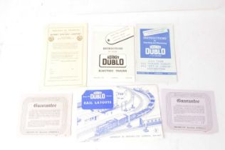 Hornby-Dublo 00 Gauge 2 and 3-rail Instructions and other leaflets (7),