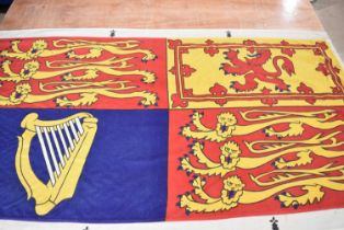 A large Royal Standard of the United Kingdom,