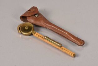 A Victorian Boxwood and Brass Horse Measure,