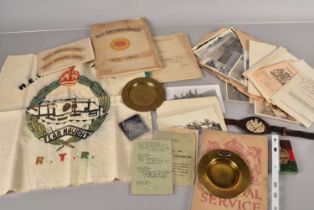 A collection of Tank Corps and Royal Armoured Corps items,
