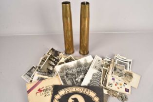 Two WWII 40mm shells,