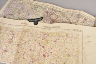 A German Luftwaffe 1940 Target Map of the Midlands,