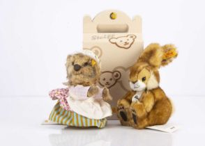 A Steiff yellow tag Mrs Tiggy-Winkle,