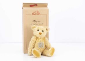 A Steiff limited edition teddy bear with elephant stencil,