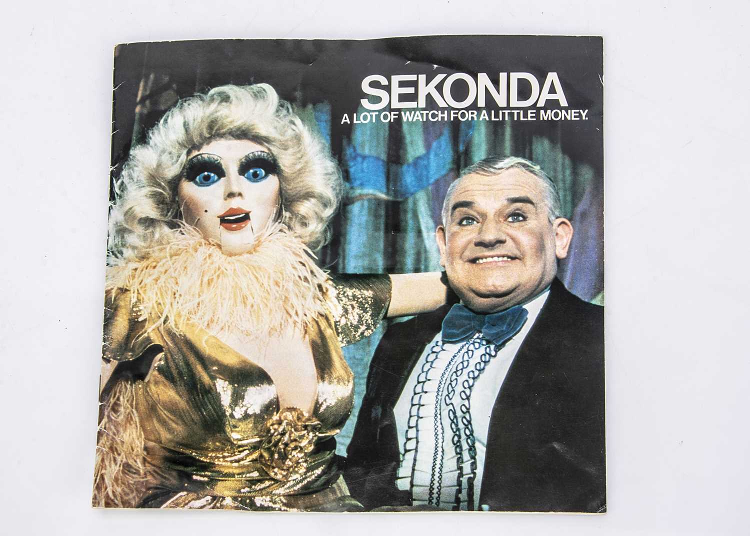 A large specially commissioned ventriloquist female puppet for Ronnie Barker’s Sekonda advert 1978, - Image 3 of 5