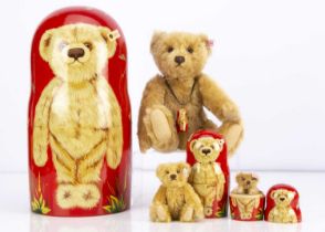 A Steiff limited edition teddy bear Matrioschka set,
