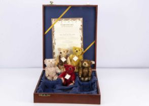 A Steiff limited edition Baby Bear set 1994 -1998,