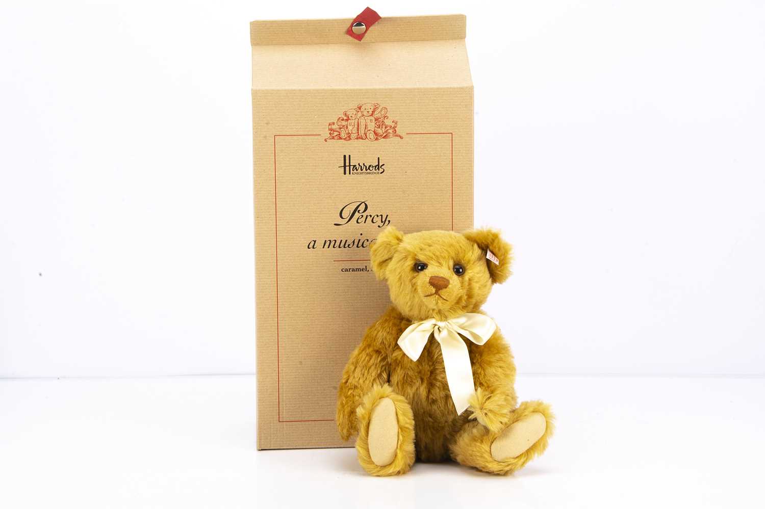 A Steiff limited edition Harrods Percy a musical teddy bear 2003,