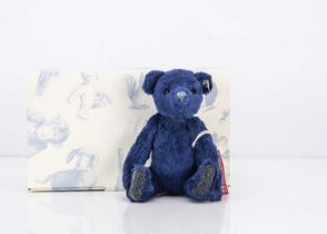A Steiff limited edition Lapis Lazuli teddy bear,