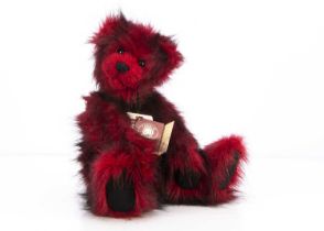 A limited edition Charlie Bears Giga ‘bookend' teddy bear,
