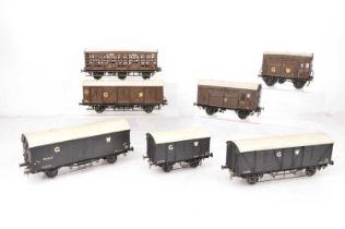 Various kitbuilt 0 Gauge GWR Wagons (7),