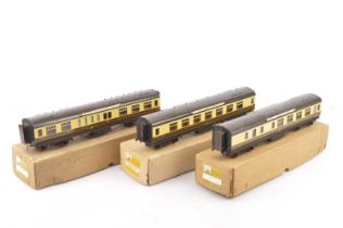 Exley for Bassett-Lowke GWR chocolate and cream Main Line Coaches (3),