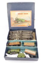 Hornby 0 Gauge 501 LNER Passenger Train Set Dinky Toys Station Figures and various accessories by Ho