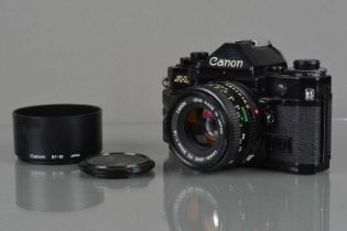 A Canon A-1 SLR Camera,