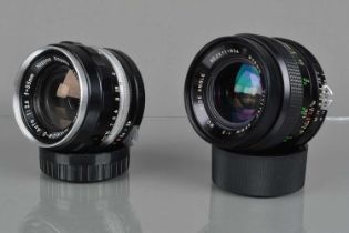 Two Nikon Wide Angle Lenses,