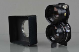 A Mamiya-Sekor 65mm f/3.5 Blue Dot TLR Lens,