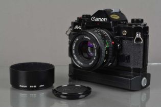 A Canon A-1 SLR Camera,