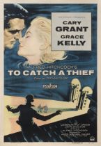 To Catch a Thief (1955) . Original US poster. . Unframed: 41 x 27 in. (104 x 69 cm). . Linen backed.