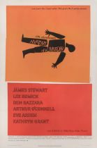 Anatomy of a Murder (1959) . Original US poster . Saul Bass (1920-1996). . Unframed: 41 x 27 in. (