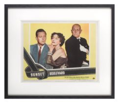 Sunset Boulevard (1950) . Original US lobby card number 5. . Unframed: 11 x 14 in. (28 x 36 cm).