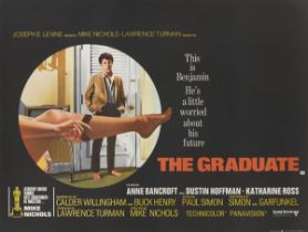 The Graduate (1967) . Original British poster. . Unframed: 30 x 40 in. (76 x 102 cm). . Linen
