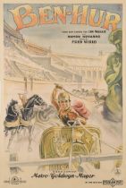 Ben-Hur: A Tale of the Christ (1925) . Original German poster. . Unframed: 55 x 37 in. (140 x 94