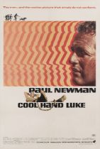 Cool Hand Luke (1967) . Original US poster . Designer: Bill Gold (1921-2018). . Unframed: 41 x 27