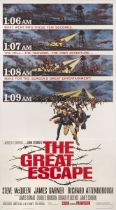 The Great Escape (1963) . Original US poster. . Unframed: 81 x 41 in. (206 x 104 cm). . Linen