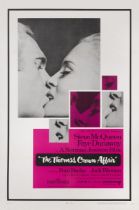 The Thomas Crown Affair (1968) . Original US poster . . Unframed: 41 x 27 in. (104 x 69 cm). . Linen