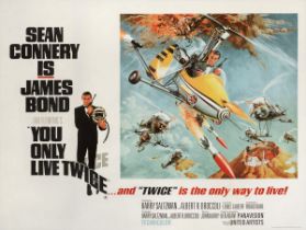 You Only Live Twice (1967) . Original British poster, style B (Little Nelly) . Artist: Frank