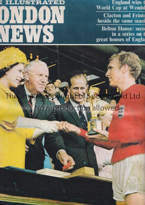 1966 WORLD CUP Three items: The Illustrated London News magazine 6/8/1966 including a report on