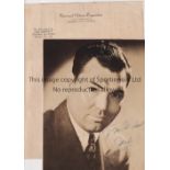 JACK DEMPSEY AUTOGRAPHS A 9" X 7" portrait with a dedicated autograph signed "Jack" and a