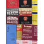 ARSENAL Twenty five fixtures cards including 1967/8 presented by J.C. Mitchell, the others are