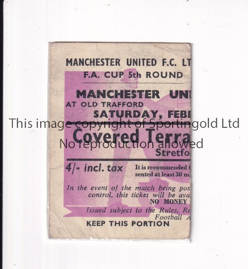 Football programme of a 1958 Manchester United game nets £10k