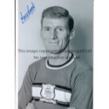 PLYMOUTH ARGYLE 1960's Five autographed 12 x 8 photos of former players Mike Trebilcock, Tony