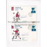 DON REVIE AUTOGRAPH Signed First Day Cover for England v Czechoslovakia 30/10/1974. Good