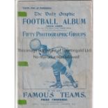 THE GOLDEN PENNY FOOTBALL ALBUM Thirty two page album for 1904/05 tape on the spine and wear on