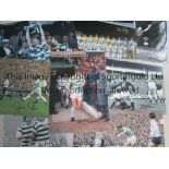 CELTIC AUTOGRAPHS 1960s - 1980s Ten 12" X 8" photos each signed by the player featured including