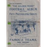 THE GOLDEN PENNY FOOTBALL ALBUM Thirty two page album for 1903/04 tape on the spine. Fair to