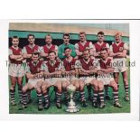 BURNLEY 1959/60 CHAMPIONS / AUTOGRAPHS A colour magazine team group signed by all 12 players. Good