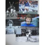 RANGERS AUTOGRAPHS 1950s - 1990s Ten 12" X 8" photos each signed by the player featured including