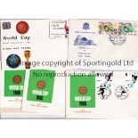 WORLD CUP 1966 Five First Day Covers and an envelope with a First Day of Issue stamp 18/8/1966 for