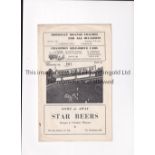 WEST HAM UNITED Programme for the away Met. League march v Eastbourne United 26/12/1956. Generally