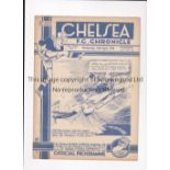 CHELSEA Programme for the home League match v Liverpool 16/9/1936. Generally good