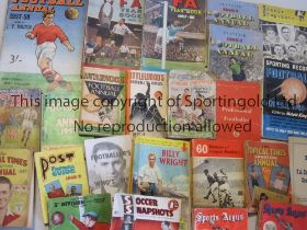 FOOTBALL ANNUALS Over 30 including Littlewoods football annuals 35/6 and 36/7, Tropical Times 35/6