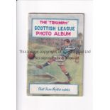 THE TRIUMPH FOOTBALL PHOTO ALBUM Scottish album with 20 team groups issued in 1925 including