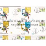 EURO 1980 ITALY Complete set of all 14 First Day Covers for each match. Good