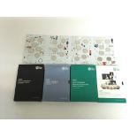 A collection of Royal mint coin sets including 4 U