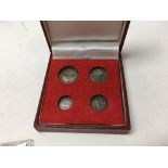 1905 4 coin Maundy set together with 2 additional