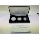 3 silver coin set, jubilee mint, 50th anniversary